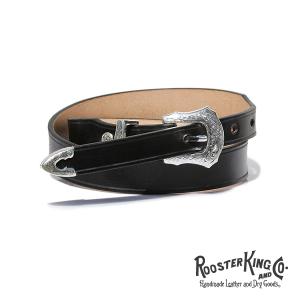TORY LEATHER ウエスタンベルト　ブラック　30インチ TORY LEATHER (トリーレザー) NICKEL 3/4 WESTERN BELT ブラック