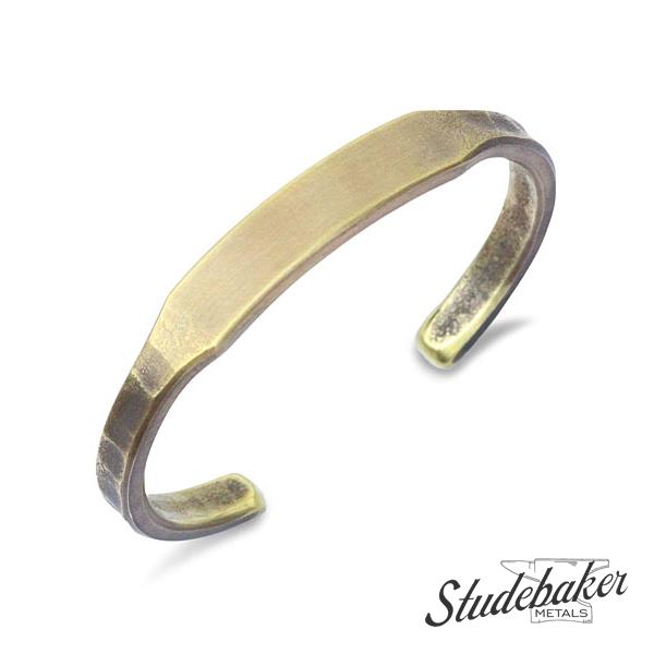 スチュードベーカーメタル STUDEBAKER METALS ID CUFF (BRASS) ブラス...