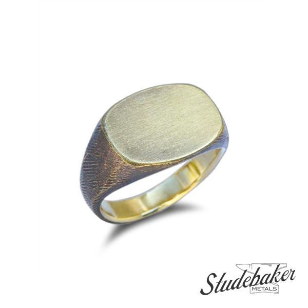 スチュードベーカーメタル STUDEBAKER METALS Signet Ring (Brass)...