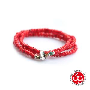 goro's（ゴローズ） 【新品】赤ビーズ一連 ホワイトハーツ / Goro's
