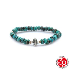 SunKu（サンク） 39 Turquoise Chain & Beads Bracelet / SK-027-TAQ