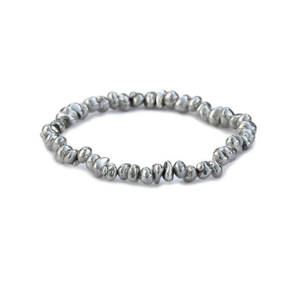 SunKu サンク 39 Tumble Silver Beads Bracelet タンブル シルバ...