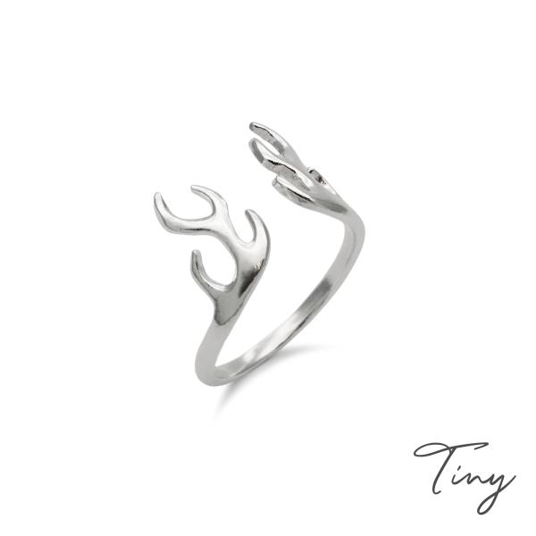 Tiny タイニー 森の記憶 鹿の角 リング ( シルバー ) 正規品 指輪 シルバー925 銀 フ...