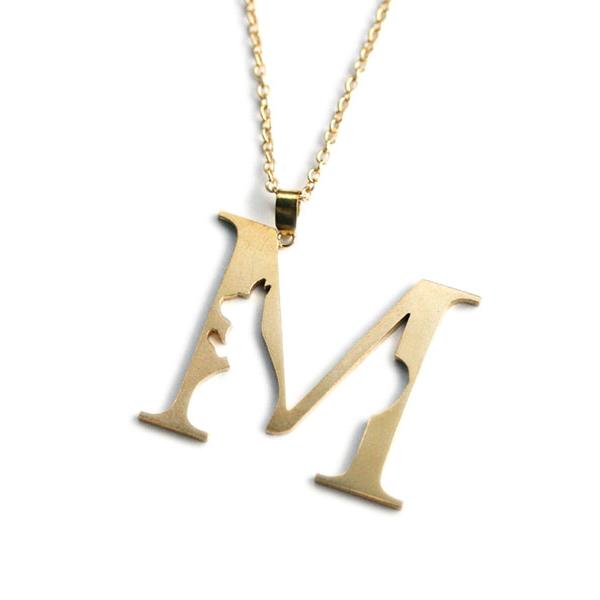 Tiny タイニー M×リス イニシャルネックレス 正規品 アルファベット ペンダント ゴールド ブ...