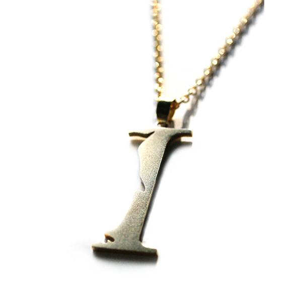 Tiny タイニー I×ペンギン ネックレス 正規品 イニシャル 鳥 アルファベット ペンダント ゴ...