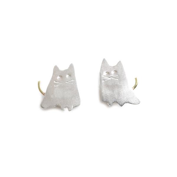 Tiny タイニー Ghost in the Sheets ねこのおばけピアス 正規品 ゴーストイン...