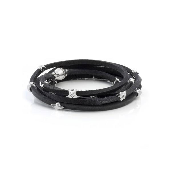 TOMASZ DONOCIK トーマス ドノチック SILVER LEATHER STAR BRAC...