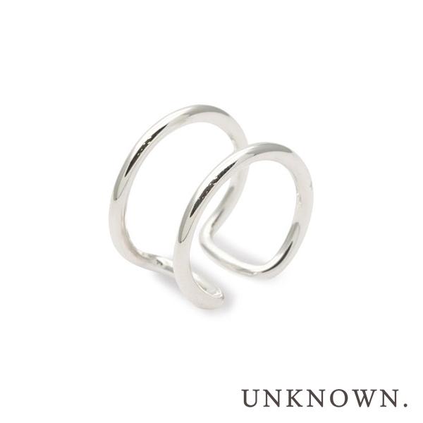 UNKNOWN. アンノウン U0102 FRAME RING / SILVER フレーム シルバー...