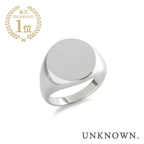 UNKNOWN. アンノウン U021 ” SIGNET ” RING / SILVER 正規品 シ...