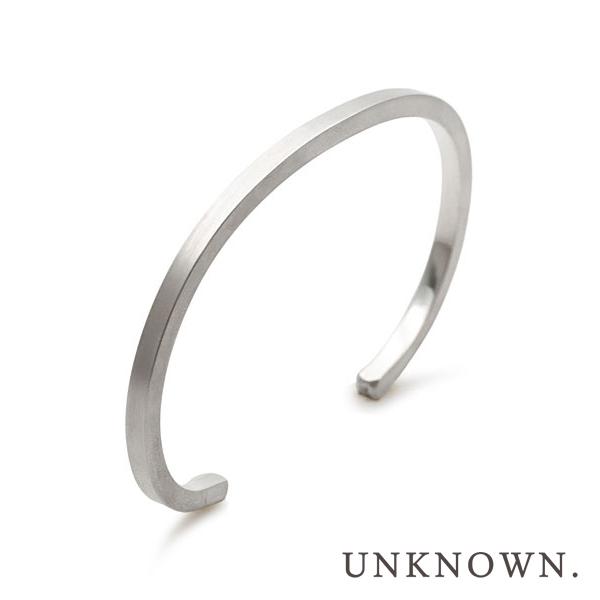 UNKNOWN. アンノウン U226 SQUARE 3mm  BANGLE / SILVER / ...