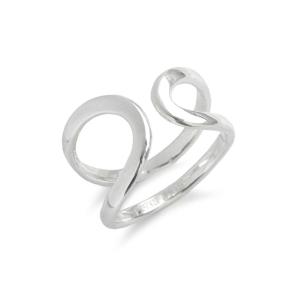 シルバーリング シルバー925 ダブルリング ピートパンク 22号 CHROME HEARTS 銀座店 クロムハーツ ダブルピートパンク リング 指輪
