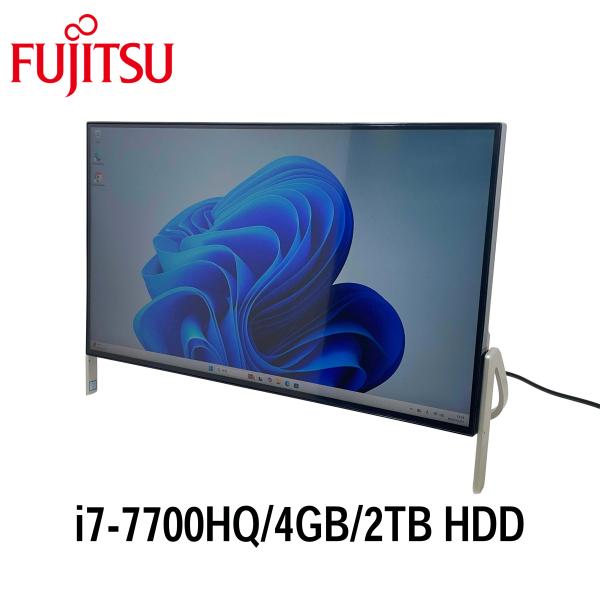 Fujitsu ESPRIMO FH77/B1 23.8型フルHD i7-7700HQ/4GB/2T...