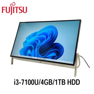 富士通FH77/B1　Core i7-7700HQ HDD1TB ESPRIMO FMV-ESPRIMO Fujitsu ESPRIMO FH77/B1 23.8型フルHD i7-7700HQ/4GB/2TB
