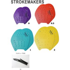 【水泳練習用具】ストロークメーカーNEOパドル STROKEMAKERS ０サイズパープル　メール便（185円）対応｜itspo