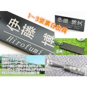 ネームタグ ベルト付き ゴルフ ネームプレート...の詳細画像2