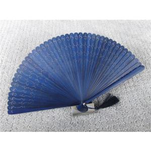 名入れギフト 扇子 全竹 総竹扇子 和風扇子 透かし彫り ブラック 送料