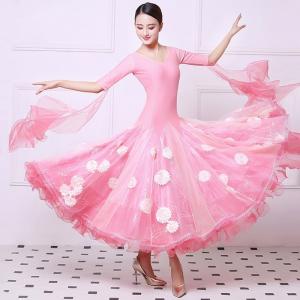 社交ダンス ドレス 衣装 ワンピース モダン スタンダード ルンバ