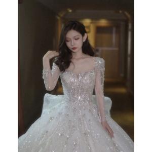 花嫁 ウェディングドレス スイートハートネック...の詳細画像5