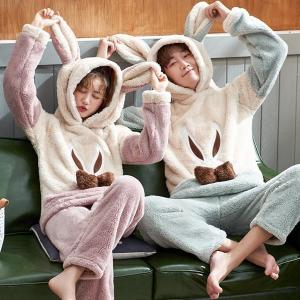 ペアパジャマ 冬 もこもこ 大きいサイズ 部屋着 寝間着