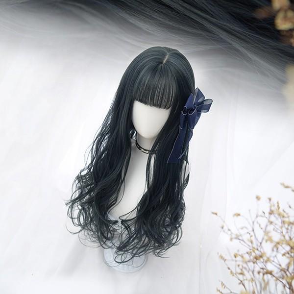 ウイッグ ロリータ ロング カール 原宿風 Lolita ネット付 つけ毛 姫髪 可愛い 小顔効果抜...