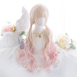 ウィッグ lolita メッシュ ロリータ風 原宿風 かつら