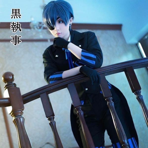 シエル コスプレ衣装 Book of the Atlantic 黒執事 劇場版 コスプレ 豪華セット...
