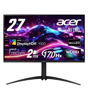 Acer ゲーミングモニター Nitro 27インチ MiniLED WQHD VA 非光沢