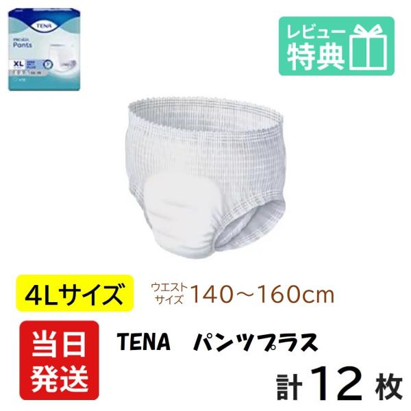 【当日発送】 ４L ユニ・チャーム TENA パンツ プラス XL ( 4L ) 12枚×1袋  計...