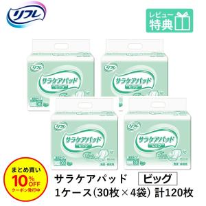 リフレ サラケアパッド 透湿サラケアパッド ビッグ 30枚×4袋 (ケース