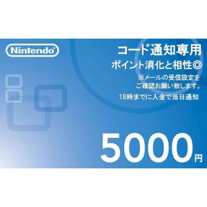 コード通知専用 ニンテンドー nintendo 任天堂 プリペイドカード 5000円券