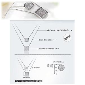 IUHA 角砂糖 ダブルチェーン ネックレス ...の詳細画像5