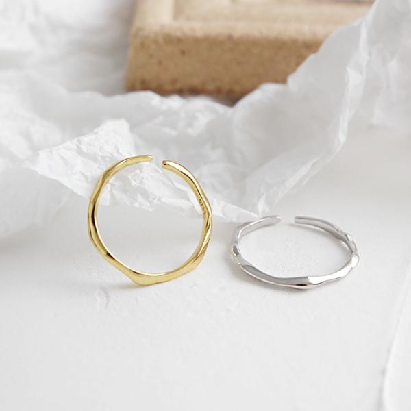 指輪 リング レディース シルバー silver 925 ゴールド シルバー  スリム ウェイブ 9...