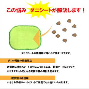 ダニシート10枚入(グリーン) 日本製 送料無...の詳細画像4