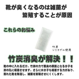 靴の竹炭消臭10個入 日本製 送料無料 竹炭 ...の詳細画像1