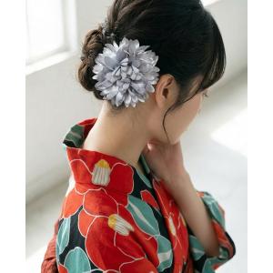 髪飾り レディース 浴衣 花飾り 2way ア...の詳細画像3
