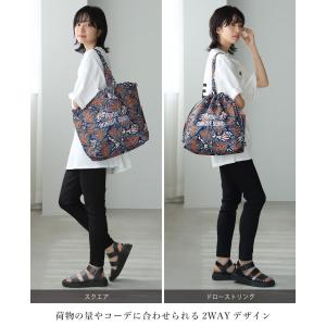 トートバッグ レディース 巾着 A4 大容量 ...の詳細画像5