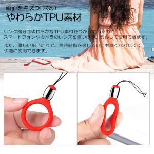 携帯 ストラップ 落下防止 キーホルダー 持ち...の詳細画像2