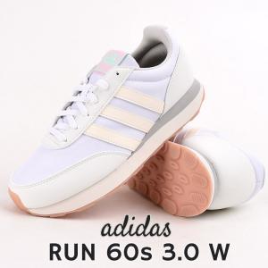 アディダス adidas  スニーカー カジュアル シューズ 靴 女性 レディース ファッション スポーツ ストリート RUN 60s 3.0 W HP2252 白｜ivycasual