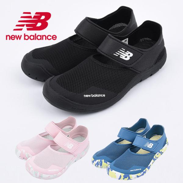 【複数カラーあり】ニューバランス newbalance サンダル ジュニア キッズ 靴 マジックテー...