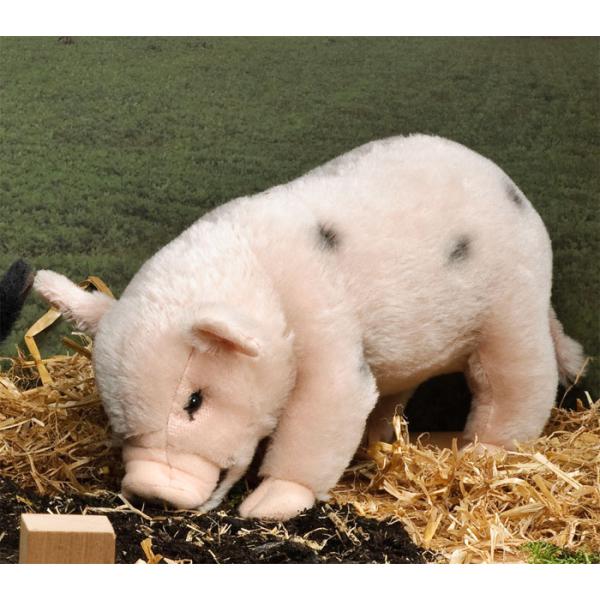 ケーセン ぬいぐるみ kosen マイクロピッグ ピンク  30cm Mohair Pot Bell...