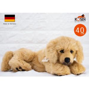 ケーセン（kosen）社 オオカミの子（伏せ）ソフト : 木のおもちゃ