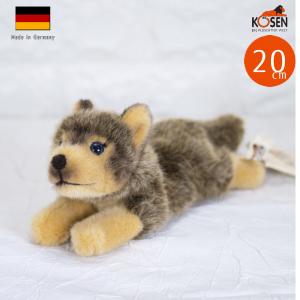 ケーセン ぬいぐるみ kosen オオカミの子 伏せ （ソフト） 20cm Wolf