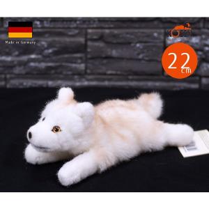 ケーセン ぬいぐるみ kosen 北極オオカミの子 伏せ 20cm Arctic Wolf