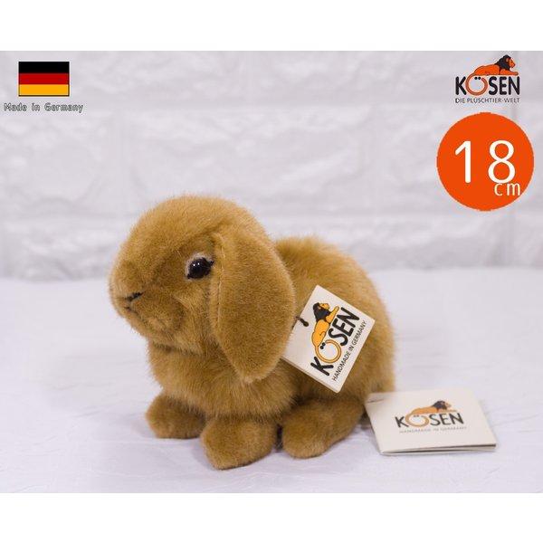 ケーセン ぬいぐるみ kosen ドワーフロップの子 茶  18cm Dwarf Lop Eared...