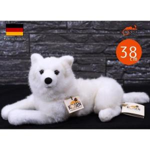 ケーセン（kosen）社 オオカミの子（伏せ）ソフト : 木のおもちゃ