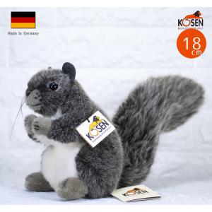 ケーセン ぬいぐるみ kosen アメリカアカリス  28cm American Squirrel｜テディベア専門店アイビールーム