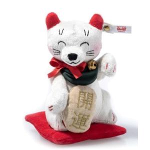 Steiff（シュタイフ） テディベア x ひな人形「市松格子 雛人形