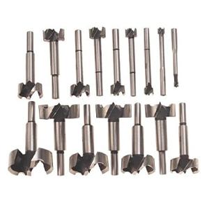 Bosch FB1600 Forstner Drill Bit Set with Wood Case...