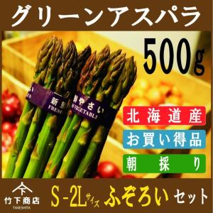 アスパラ グリーン アスパラガス 北海道産 500g S-2Lサイズ 2024年度商品｜iwafo