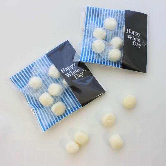 ホワイトデー ホワイトデーのお返し お菓子 2026 キャンディ ハッピーホワイトデー 個包装 プチ...